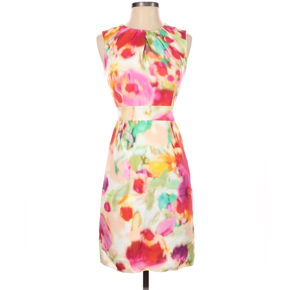 Kate Spade Bowden floral multicolor watercolor dress size 0-2.